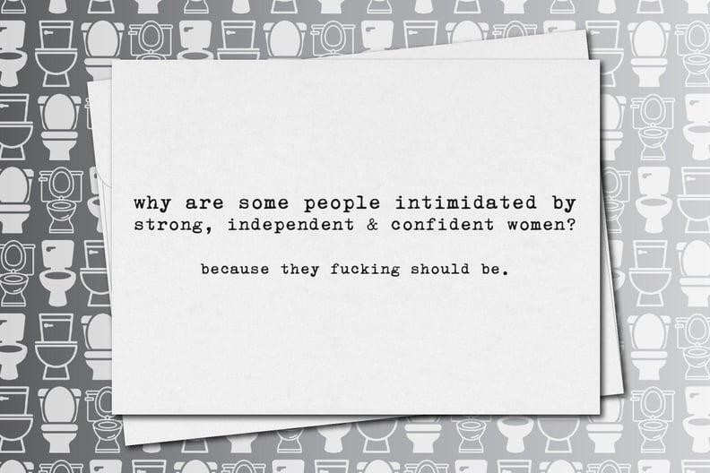 Strong, Independent, and Confident Women Card