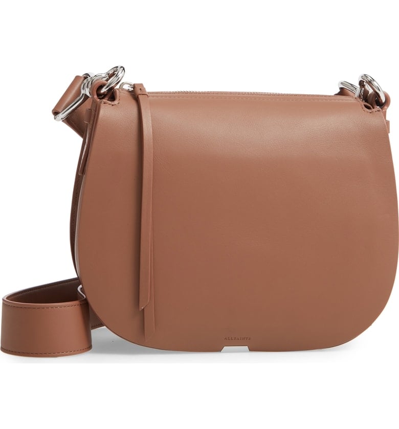 ALLSAINTS Captain Round Leather Crossbody Bag | Best Everyday Bags | POPSUGAR Fashion Photo 18