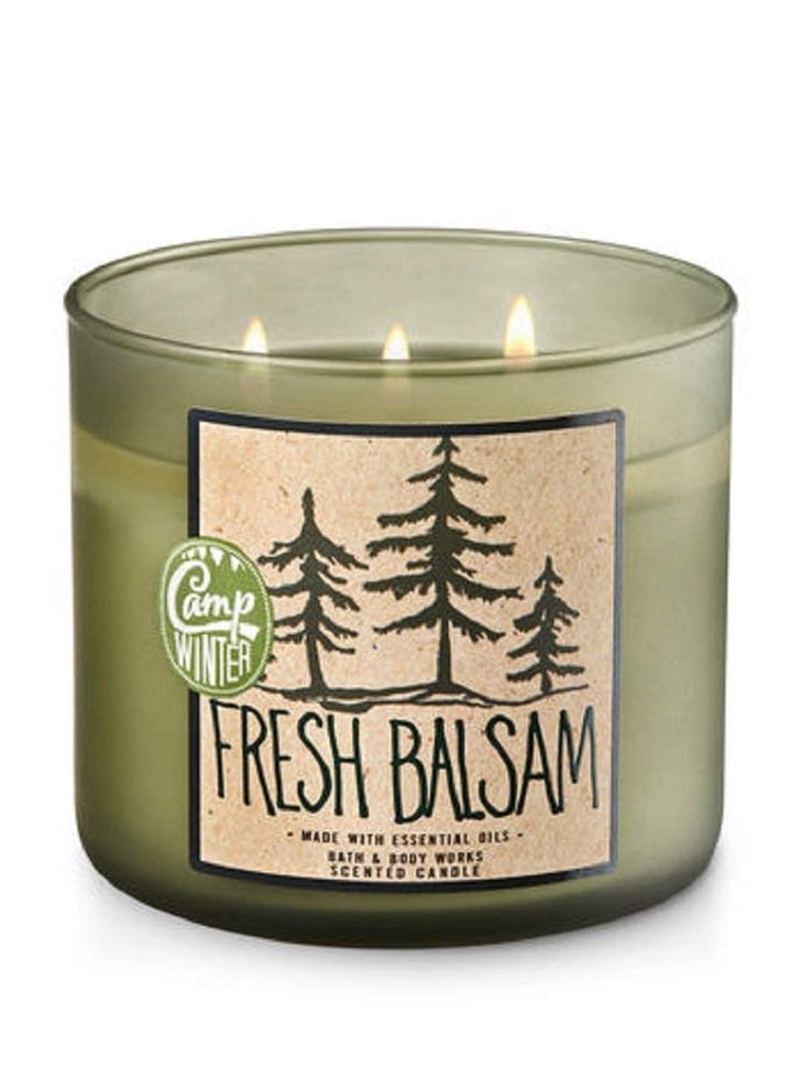 Bath & Body Works 3Wick Candle in Fresh Balsam Best Christmas