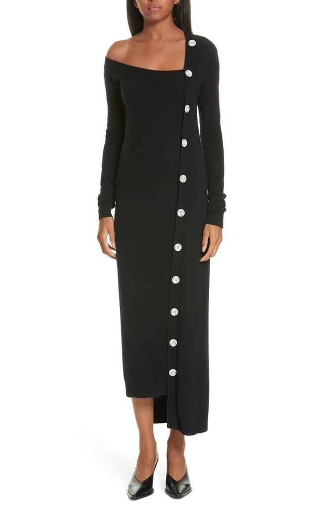 Ji Oh Asymmetrical Cardigan Dress ($690)