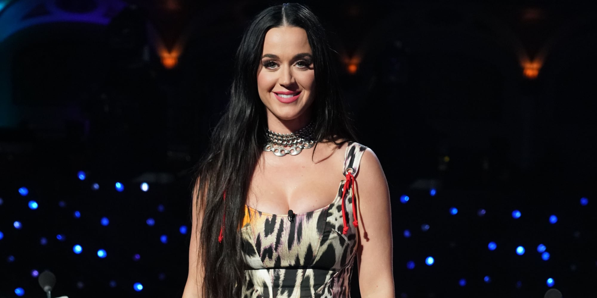 Katy Perry's Red Leather Pants on American Idol 2022