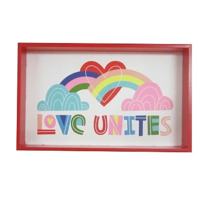 Valentine's Day Mini Love Unites Wood Sign