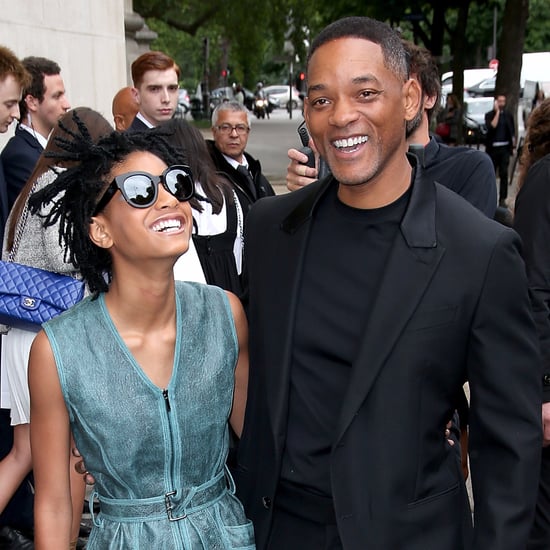Will Smith and Willow Smith at Paris Fashion Week July 2016
