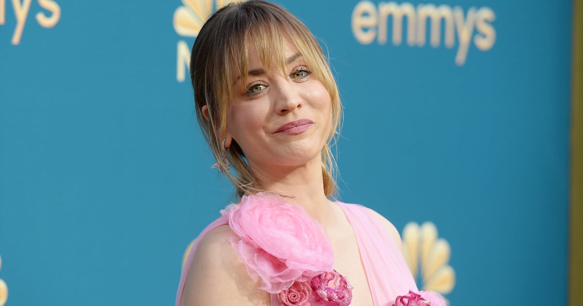 Kaley Cuoco Goes Barbiecore In Pink Tulle Dress At The Emmys - SoJones