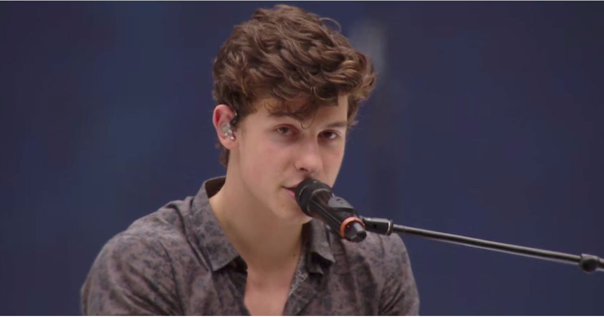 Shawn Mendes Cover Of Ed Sheeran S Castle On The Hill Popsugar Entertainment