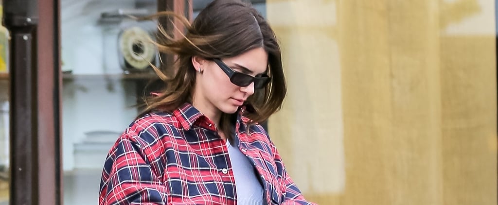 Kendall Jenner Carrying Rhinestone Alexander Wang Bag