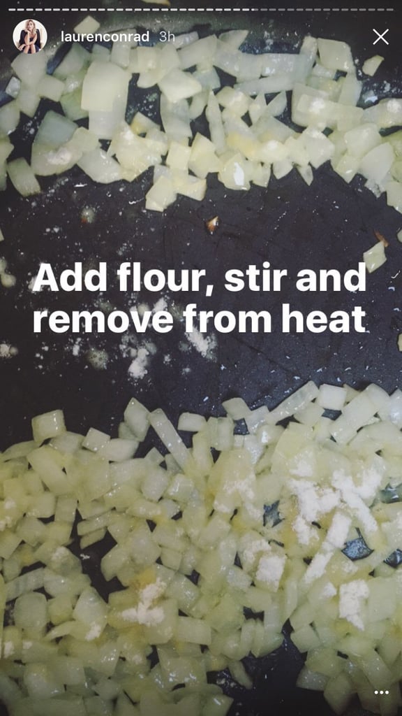Lauren Conrad Chicken Pot Pie Recipe on Instagram