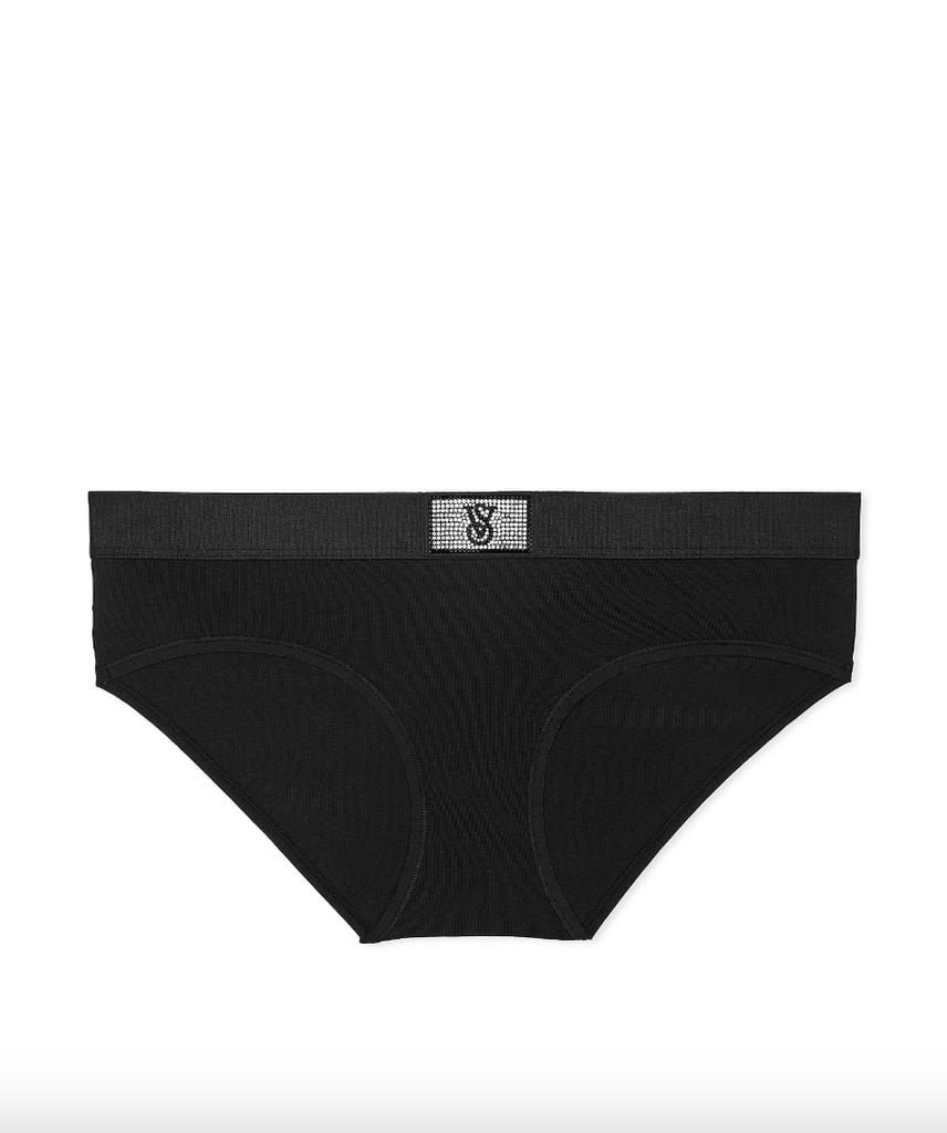 Victoria's Secret Logo Cotton Shine Patch Hiphugger Panty