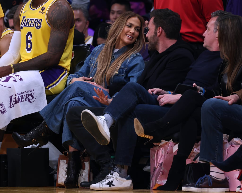 Jennifer Lopez and Ben Affleck's 2021 Courtside Appearance