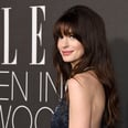 Anne Hathaway's Glazed-Doughnut Nails Shimmer Against Her Backless Beaded Gown