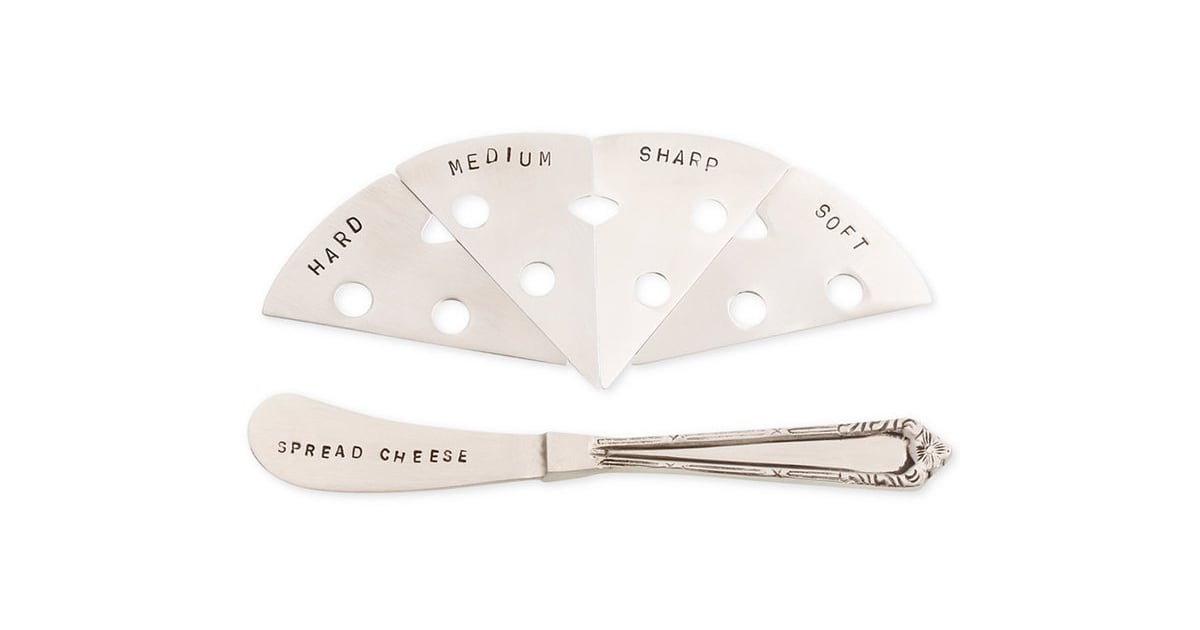 Thirstystone Stainless Steel 5Piece Cheese Markers & Spreader Gifts For CheeseLovers