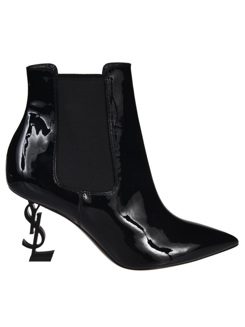 Saint Laurent Patent Monogram Boots