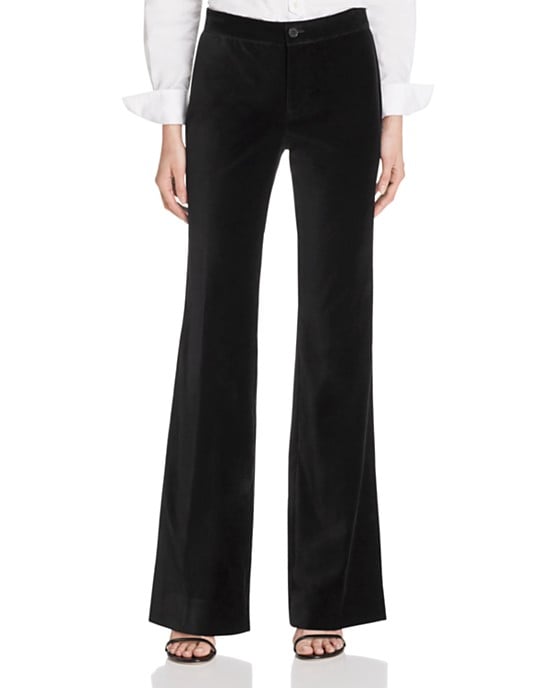 flared pants velvet