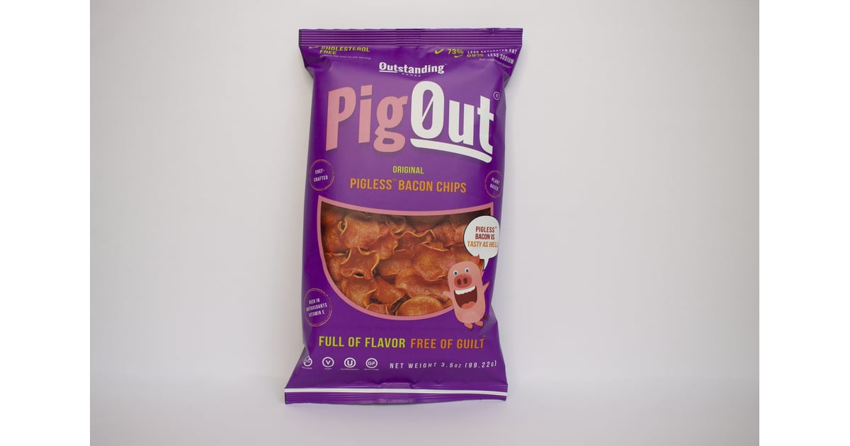 Original PigOut Pigless Bacon Chips PigOut Vegan Bacon Chips