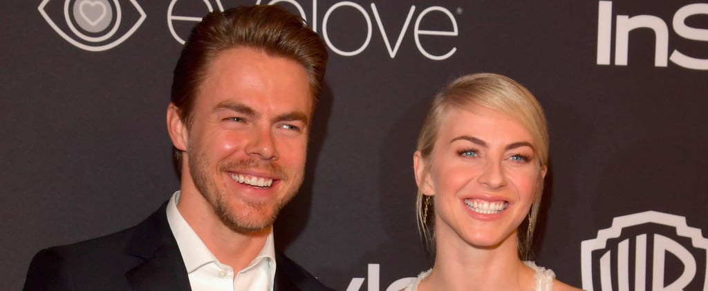 Julianne and Derek Hough at 2017 Golden Globes Afterparty
