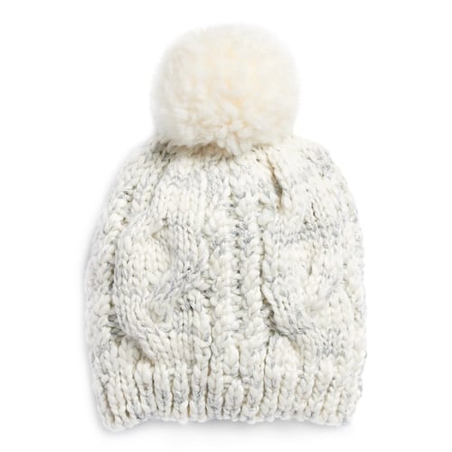 LC Lauren Conrad Cable-Knit Beanie