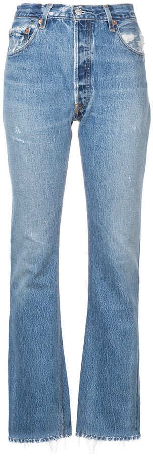 Re/Done High-Rise Bootcut Jeans