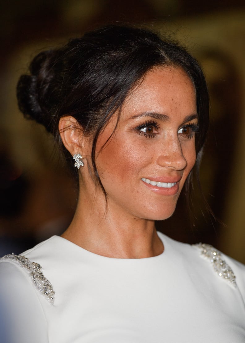 Meghan Markle's Face-Framing Curls and Bronzer
