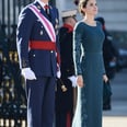 Queen Letizia's Cobalt Blue Gown Looks Simple — Until You Look at It From the Side