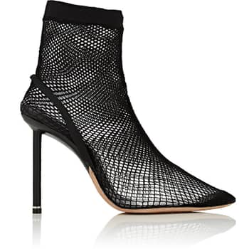 Beyonce Alexander Wang Red Fishnet Booties PS Fashion