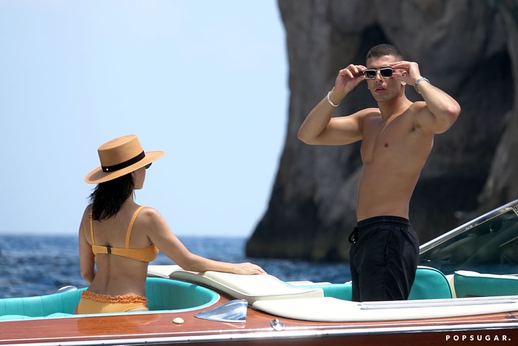 Kourtney Kardashian and Younes Bendjima in Italy June 2018