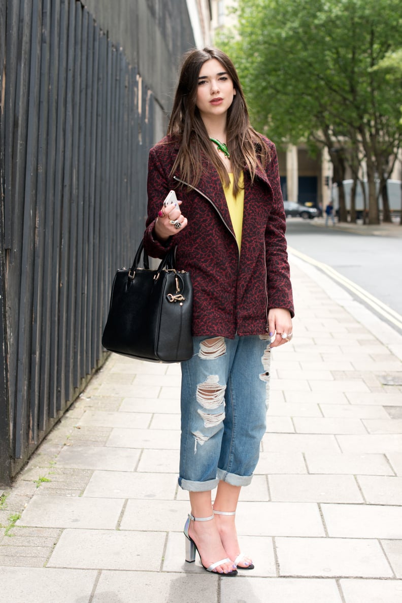 Dua Lipa in 2013 at London Fashion Week