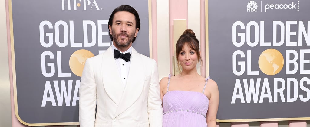 Kaley Cuoco, Tom Pelphrey at 2023 Golden Globe Awards
