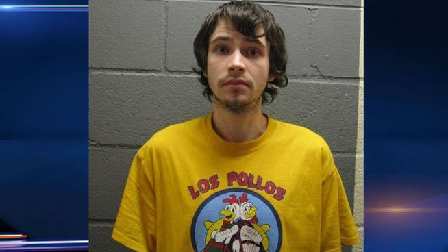 When he was arrested, Kowalski was wearing a t-shirt inspired by the show.
Source: NBC Chicago