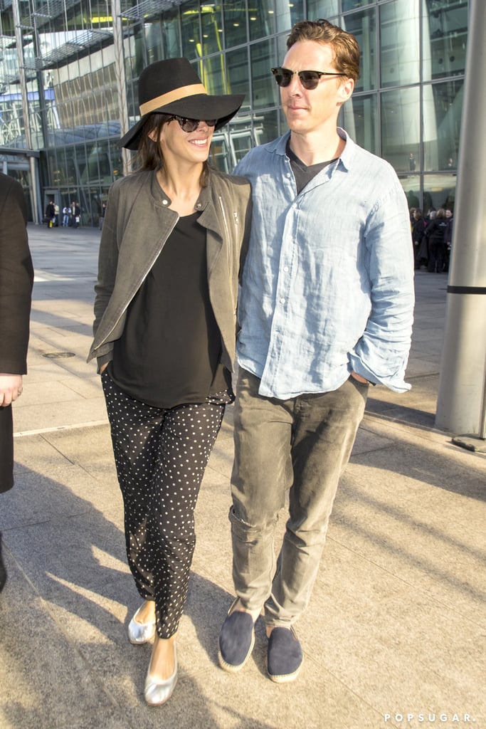 Benedict Cumberbatch and Sophie Hunter After Their Honeymoon