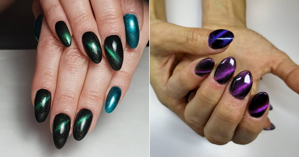 Cat Eye Nail Art Trend Popsugar Beauty