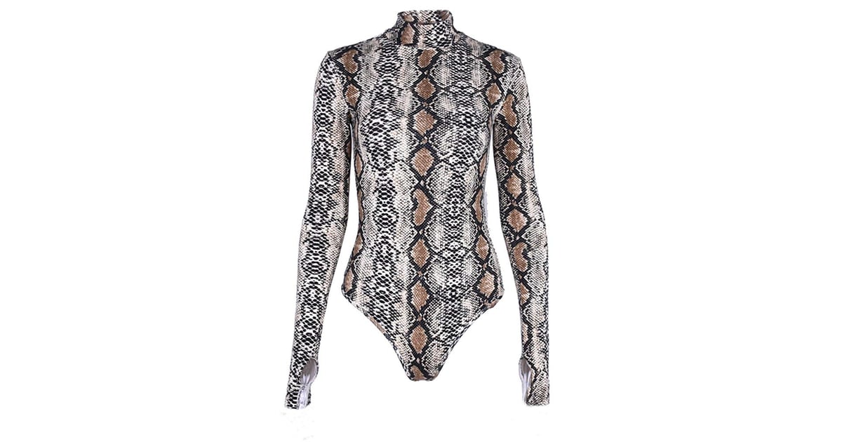 Lauwee Snakeskin Bodysuit Flattering Bodysuits POPSUGAR Fashion Photo 13