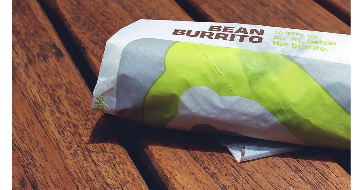 Fresco Bean Burrito Healthiest Food at Taco Bell POPSUGAR Fitness