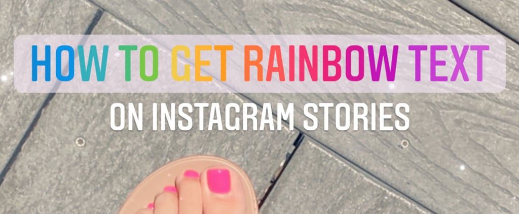 How to Do Rainbow Text on Instagram Stories | TikTok Hack