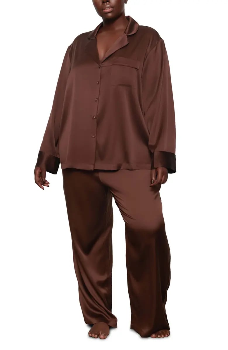 Silky Pants: SKIMS Stretch Silk Pajama Pants