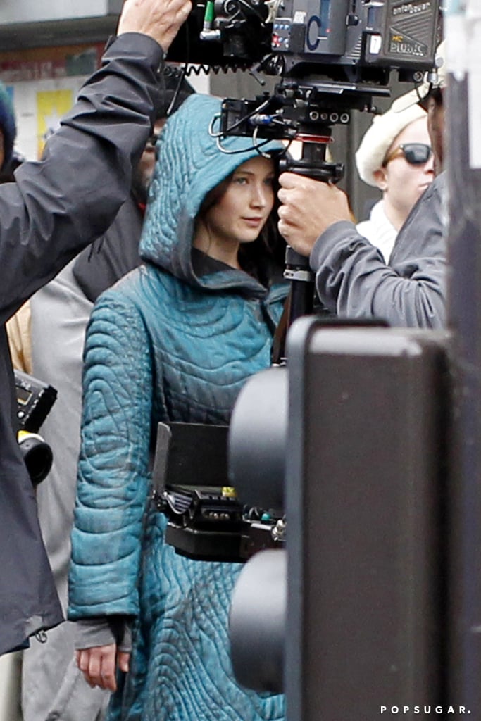 Jennifer Lawrence and Liam Hemsworth Filming Mockingjay