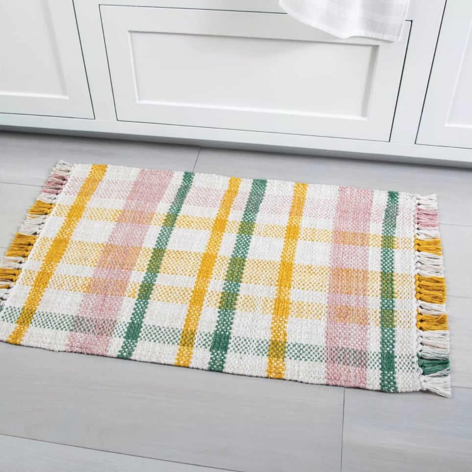 Threshold Woven Multi Plaid Rug The Best Kitchen Products From Target