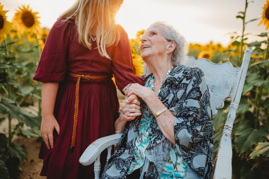 Photo Shoot With Four Generations of Family Members