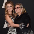 How Billie Lourd's Relationship With Mom Carrie Fisher Taught Her "What Not to Do" With Her Son