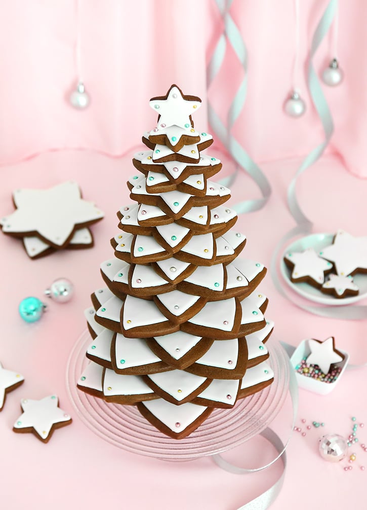 Gingerbread Star Cookie Tree