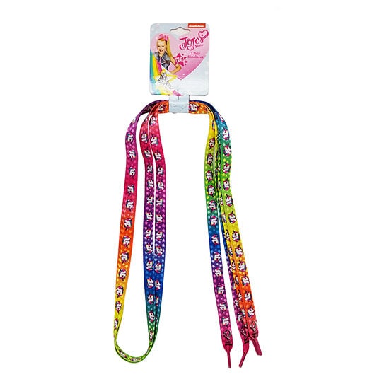 JoJo Siwa Signature Rainbow Unicorn Shoelaces