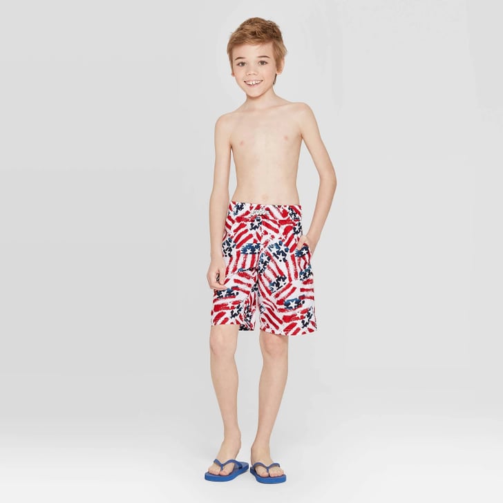 Boys' Americana Swim Trunks Best Fourth of July Clothing at Target
