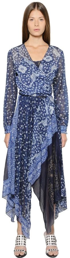 Diesel Bandana Printed Light Cotton Gauze Dress ($298)