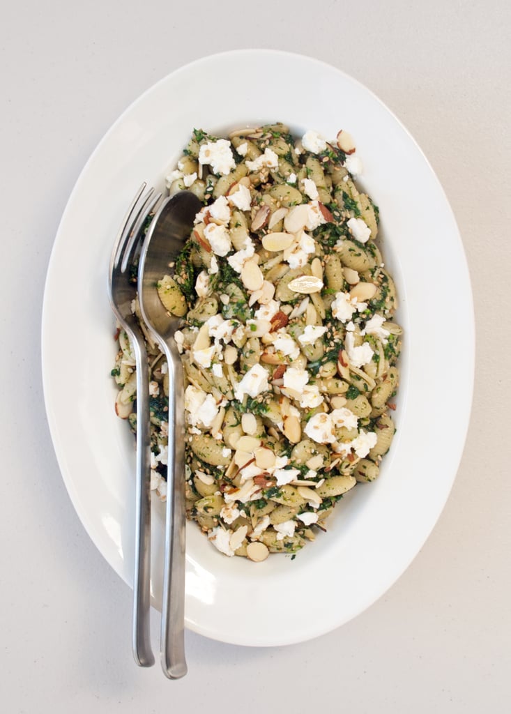 Pasta With Nettles, Almonds, and Feta