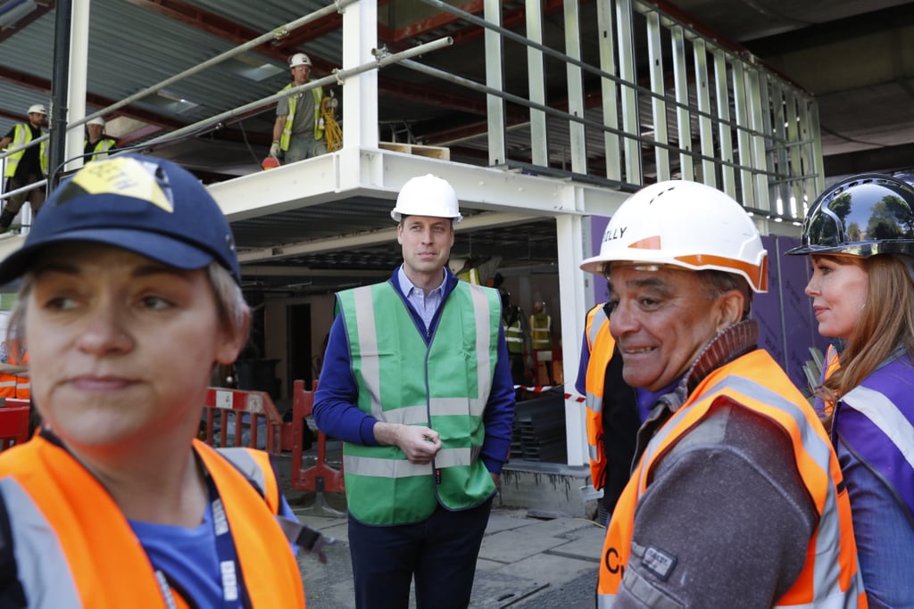 Prince William Painting a Community Center London May 2018