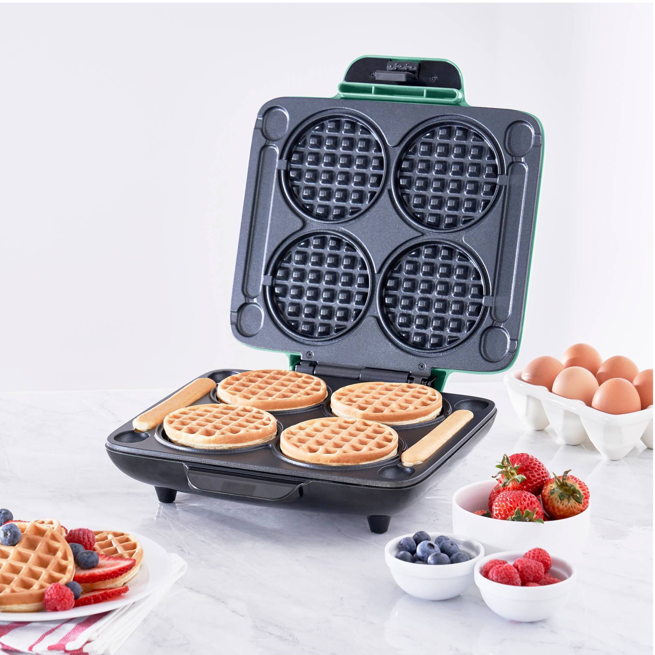 Dash Multi-Plate Mini Waffle Maker with Removable Plates