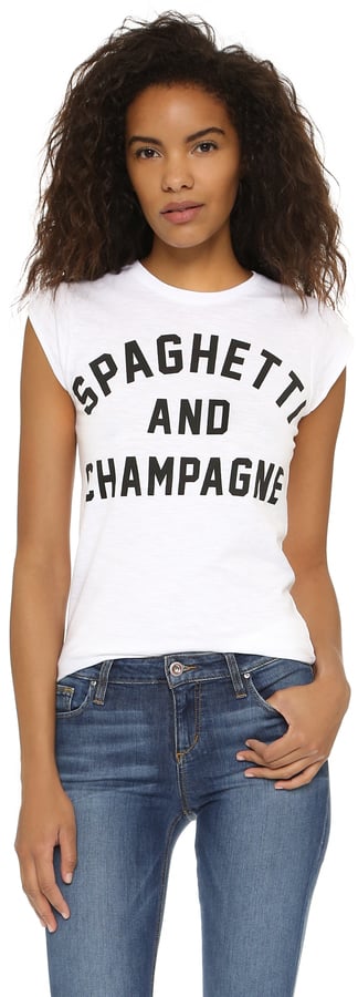 Spaghetti and Champagne Tee