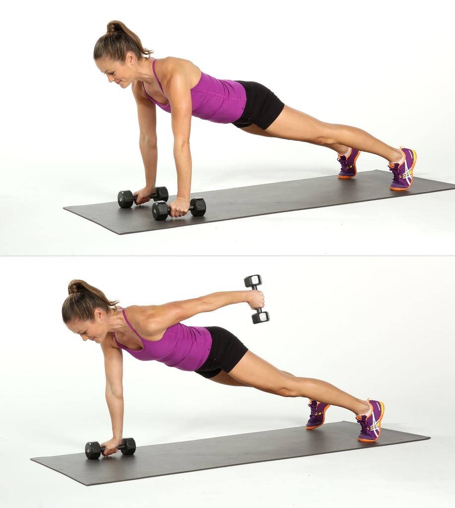 Plank and Straight-Arm Kickback