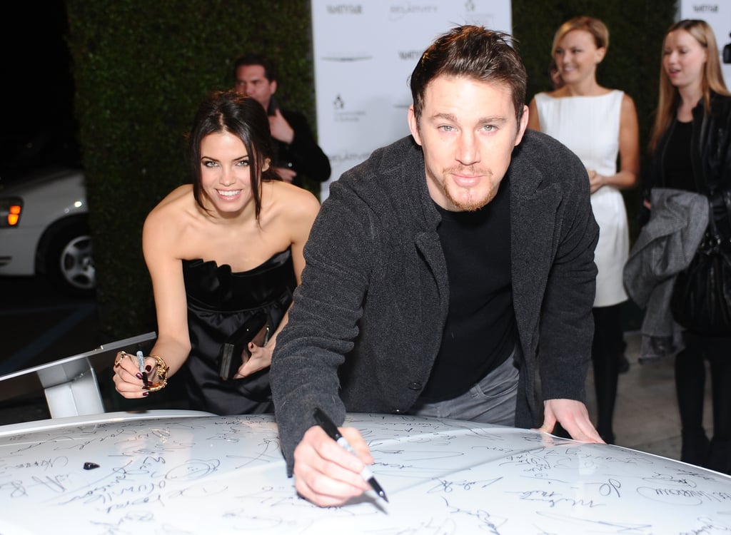 Jenna and Channing got in on the fun at the Vanity Fair Oscar party in LA in February 2011.