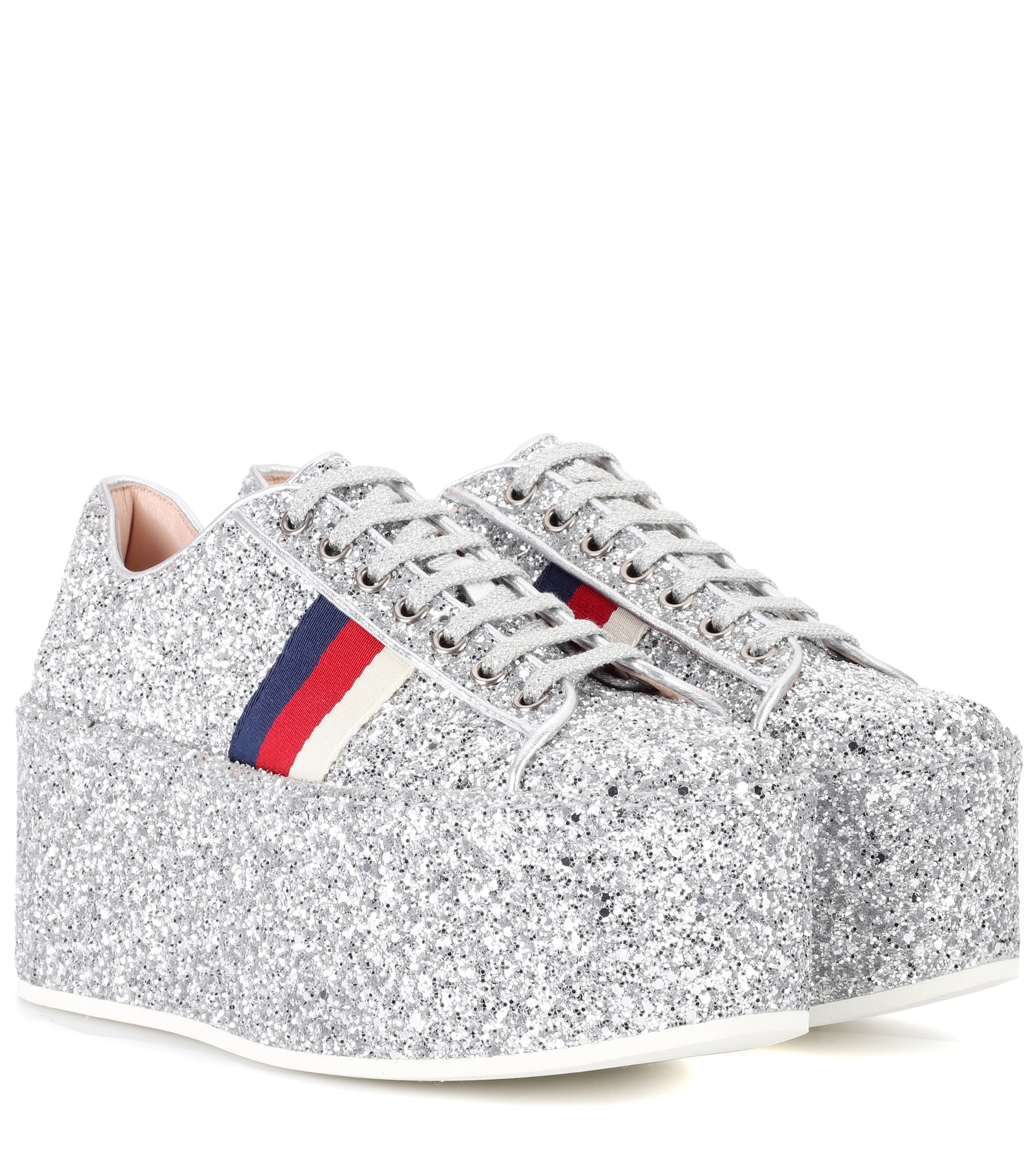 sparkling gucci sneakers