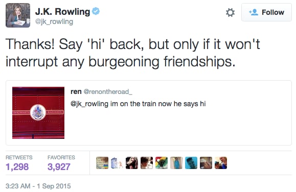 But don't weird him out.